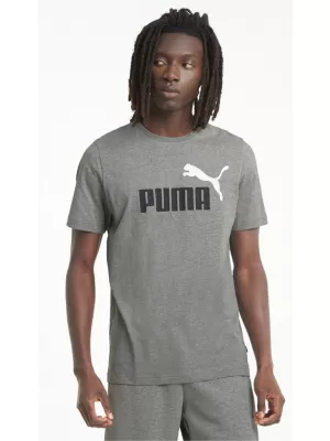 Tricou pentru bărbați PUMA ESS+ 2 COL LOGO TEE 586759-03 GRI