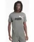 Tricou pentru bărbați PUMA ESS+ 2 COL LOGO TEE 586759-03 GRI