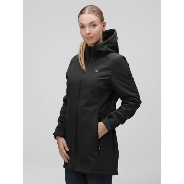  Jachetă softshell pentru femei LOAP LUPUNA OLW2313 GRI ÎNCHIS 