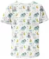 Short -sleeved t -thirt WAMU OSPALÍ MEDVÍDCI ALB/ALBASTRU