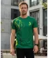 Tricou premium pentru bărbați ALTISPORT VOJ/ALM004TR01 STICLA VERDE