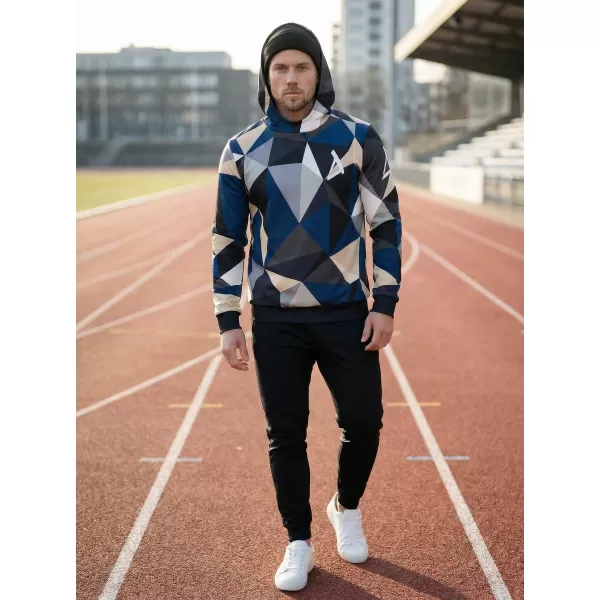  Hanorac premium pentru bărbați ALTISPORT VOJ/ALM007MI01 BLEUMARIN/MARO 