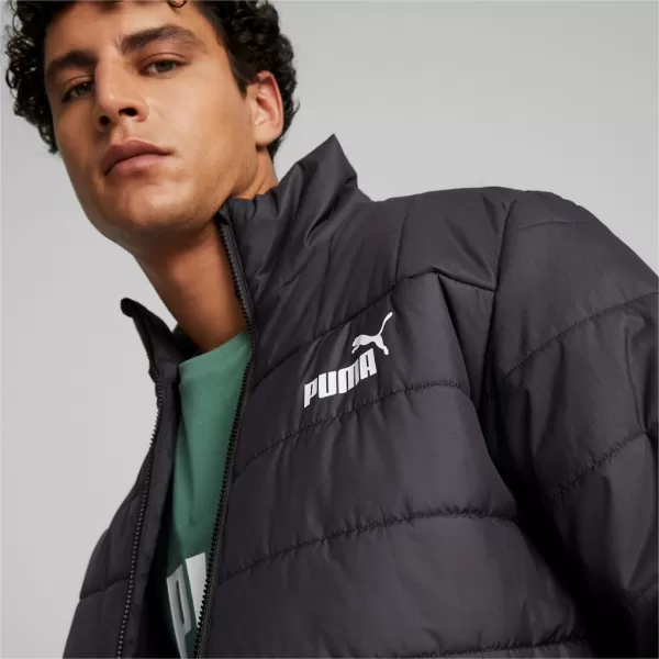  Jachetă pentru bărbați PUMA ESS+ PADDED JACKET 849349-01 NEGRU 
