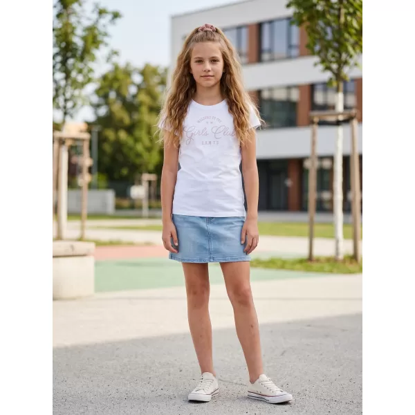  Tricou fetita SAM 73 JANLI KT 507 ALB 