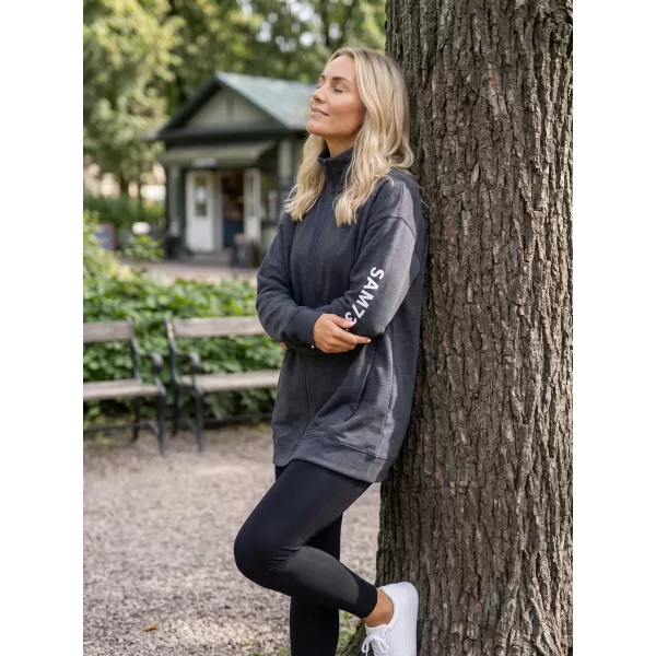  Hanorac prelungit dama SAM 73 ASAJJ WM 781 NEGRU 