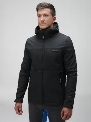 Jachetă softshell pentru bărbați LOAP LUPRON OLM2307 GRI ÎNCHIS