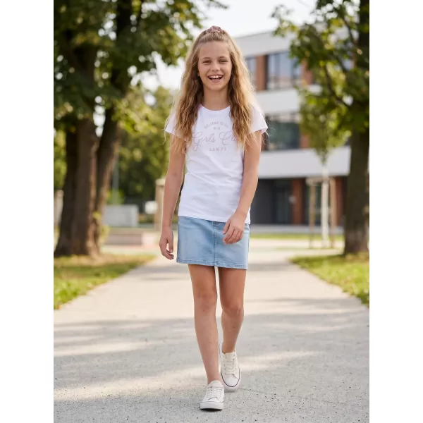  Tricou fetita SAM 73 JANLI KT 507 ALB 