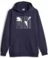 Hanorac pentru bărbați PUMA ESS+ LOGO LAB HOLIDAY HOODIE FL 675924-06 ALBASTRU