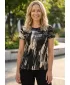 Tricou funcțional premium pentru femei ALTISPORT VOJ/ALW010TR01 NEGRU MARO