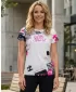 Tricou funcțional premium pentru femei ALTISPORT VOJ/ALW009TR01 ALB