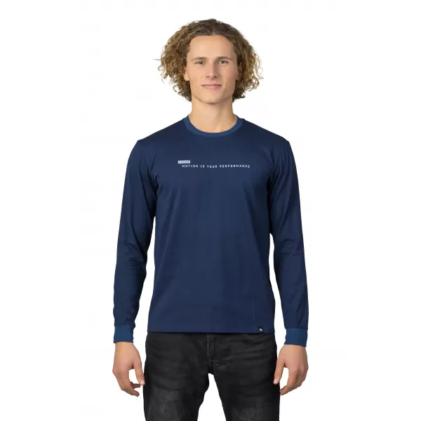  Tricou pentru bărbați cu mâneci lungi HANNAH KIRK PATRIOT ALBASTRU 