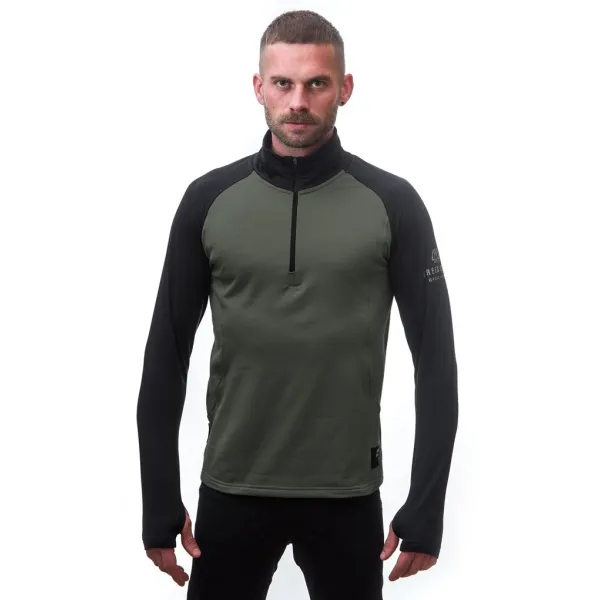  Tricou termic pentru bărbați SENSOR COOLMAX THERMO OLIVE GREEN/BLACK 