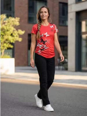 Tricou funcțional premium pentru femei ALTISPORT VOJ/ALW002TR01 ROȘU