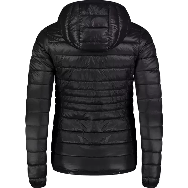  Geaca matlasata de dama NORDBLANC SPARKLE NBWJL7947 NEGRU 