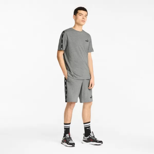  Tricou pentru bărbați PUMA ESS+ TAPE TEE 847382-03 GRI 