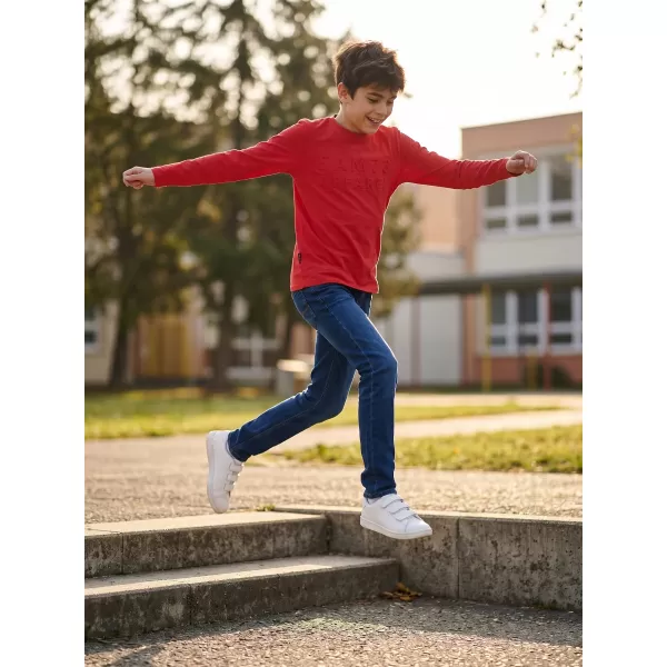  Tricou băiat cu mâneci lungi SAM 73 CELDOR KT 501 ROŞU 