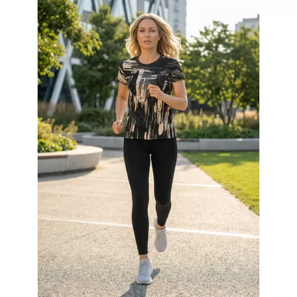  Tricou funcțional premium pentru femei ALTISPORT VOJ/ALW010TR01 NEGRU MARO 