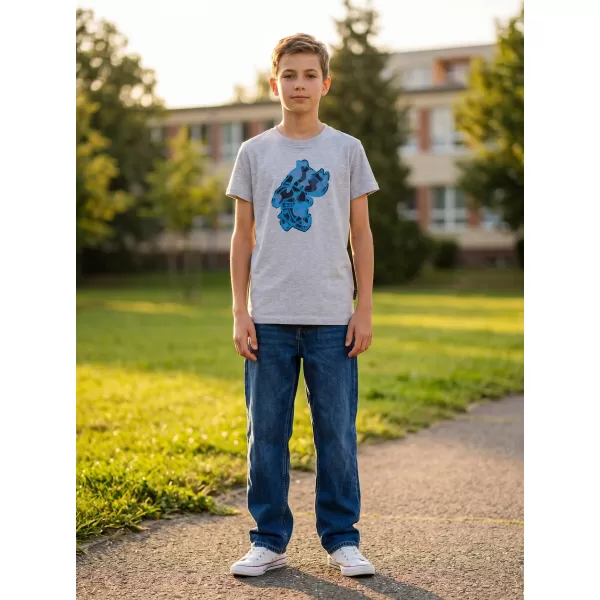 Tricou băieți SAM 73 SILAQUI KT 502 GRI DESCHIS 