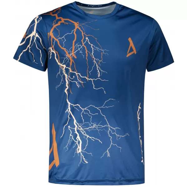  Tricou premium pentru bărbați ALTISPORT VOJ/ALM004TR01 BLEUMARIN/MARO 