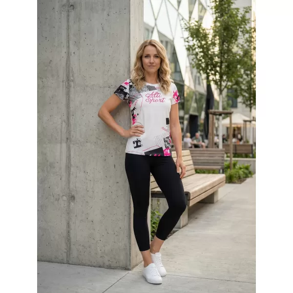  Tricou funcțional premium pentru femei ALTISPORT VOJ/ALW009TR01 ALB 