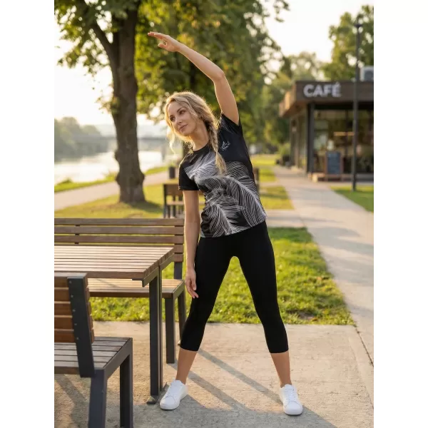  Tricou funcțional premium pentru femei ALTISPORT VOJ/ALW001TR01 GRI NEGRU 