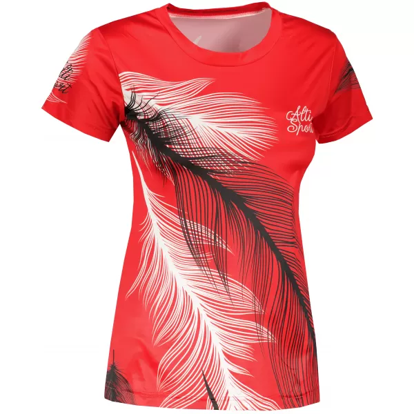  Tricou funcțional premium pentru femei ALTISPORT VOJ/ALW001TR01 ROȘU 