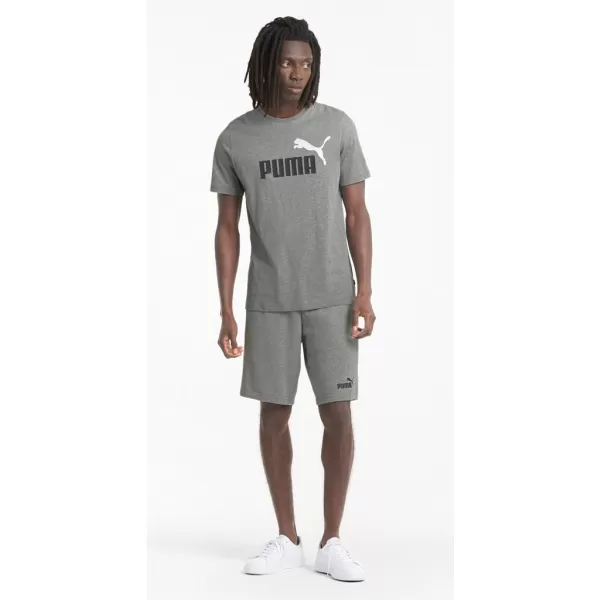  Tricou pentru bărbați PUMA ESS+ 2 COL LOGO TEE 586759-03 GRI 