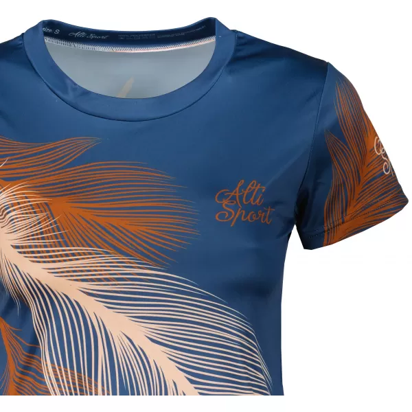  Tricou funcțional premium pentru femei ALTISPORT VOJ/ALW001TR01 BLEUMARIN/MARO 