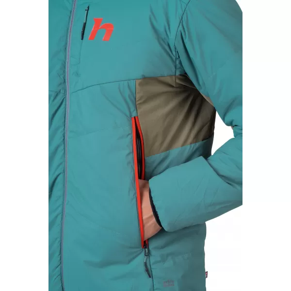  Jachetă pentru bărbați HANNAH KECHU HOODY ULEI ALBASTRU/DE MĂSLINE ARS 