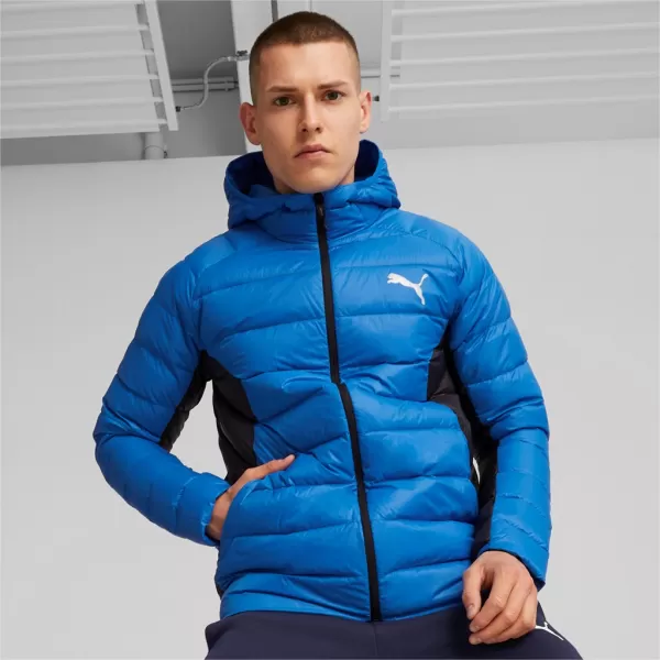  Jachetă pentru bărbați PUMA PACKLITE HOODED DOWN JACKET 849355-47 ALBASTRU 