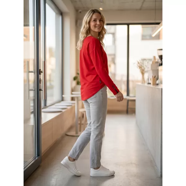  Tricou de damă cu mâneci lungi SAM 73 PATTY WT 895 ROŞU 