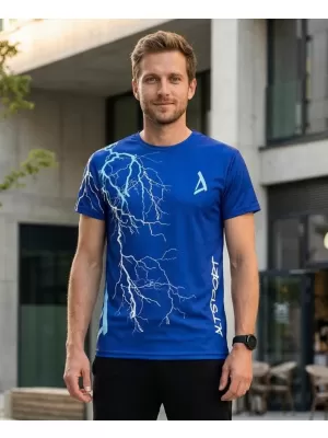 Tricou premium pentru bărbați ALTISPORT VOJ/ALM004TR01 ALBASTRU REGAL