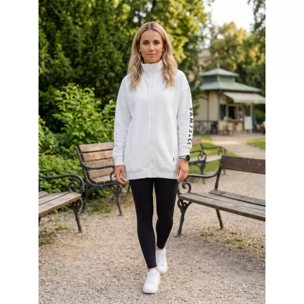  Hanorac prelungit dama SAM 73 ASAJJ WM 781 APROAPE ALB 