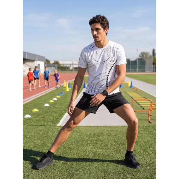  Tricou premium pentru bărbați ALTISPORT VOJ/ALM003TR01 ALB 