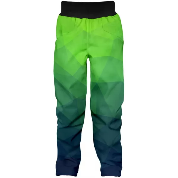  Pantaloni de softshell pentru bebeluși WAMU MOZAIKA VERDE 