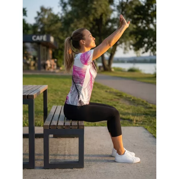  Tricou funcțional premium pentru femei ALTISPORT VOJ/ALW001TR01 ALB 