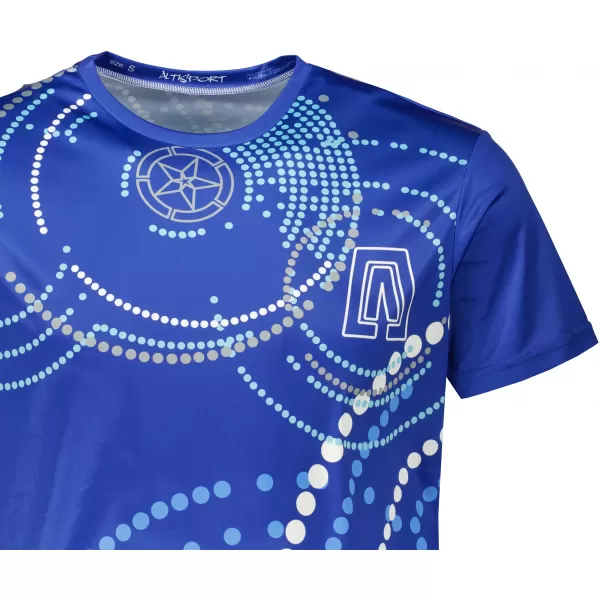  Tricou premium pentru bărbați ALTISPORT VOJ/ALM003TR01 ALBASTRU REGAL 