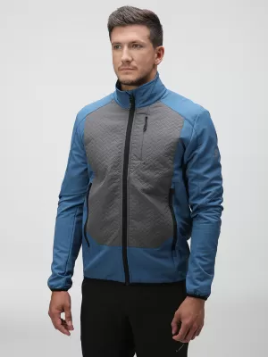Jachetă softshell pentru bărbați LOAP URVAL OLM2313 ALBASTRU ÎNCHIS