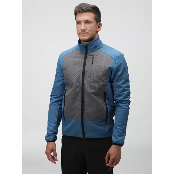  Jachetă softshell pentru bărbați LOAP URVAL OLM2313 ALBASTRU ÎNCHIS 