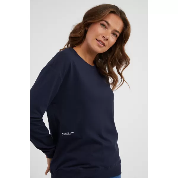  Tricou de damă cu mâneci lungi SAM 73 SHARMA WT 892 ALBASTRU ÎNCHIS 