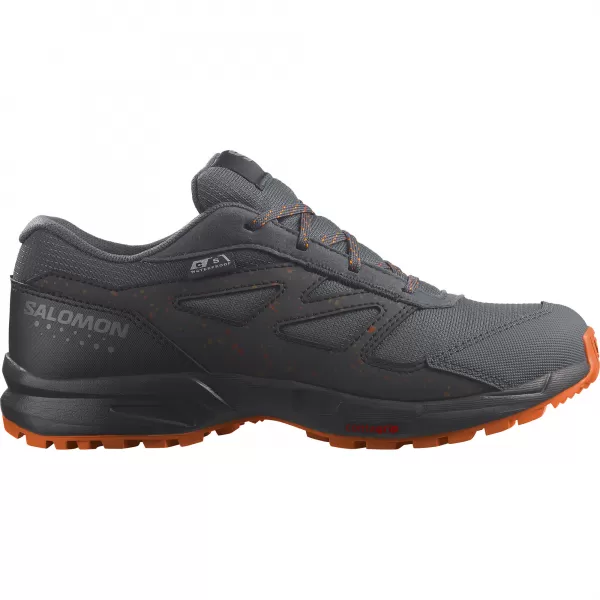  Pantofi pentru copii SALOMON OUTWAY CSWP JUNIOR L47282800 ABANOS/NEGRU/PORTOCALIU ȘOCANT 