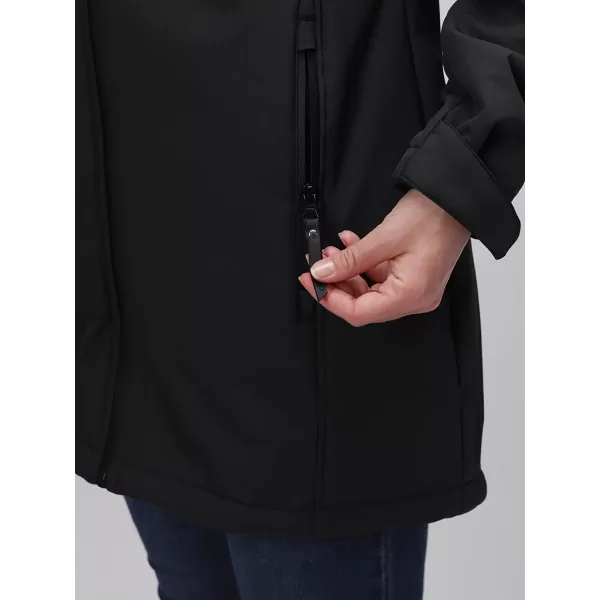  Jachetă softshell pentru femei LOAP LUPUNA OLW2313 GRI ÎNCHIS 