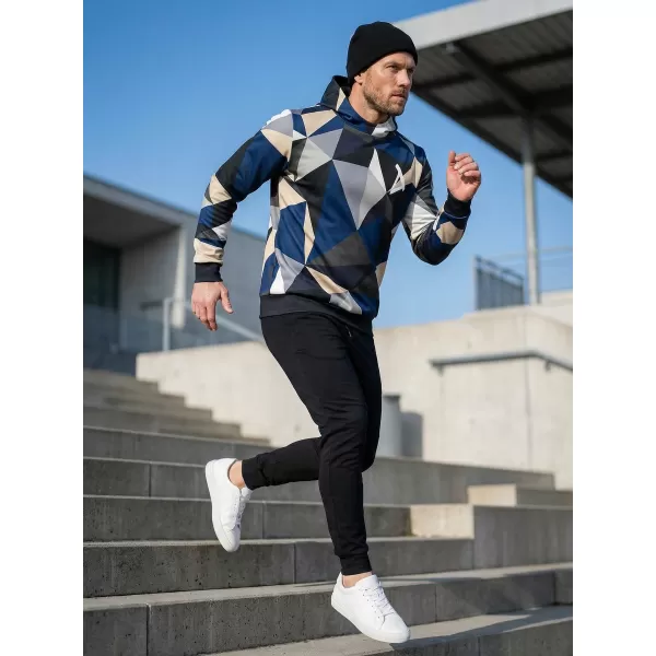  Hanorac premium pentru bărbați ALTISPORT VOJ/ALM007MI01 BLEUMARIN/MARO 