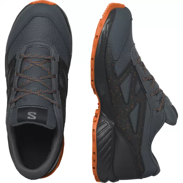  Pantofi pentru copii SALOMON OUTWAY CSWP JUNIOR L47282800 ABANOS/NEGRU/PORTOCALIU ȘOCANT 