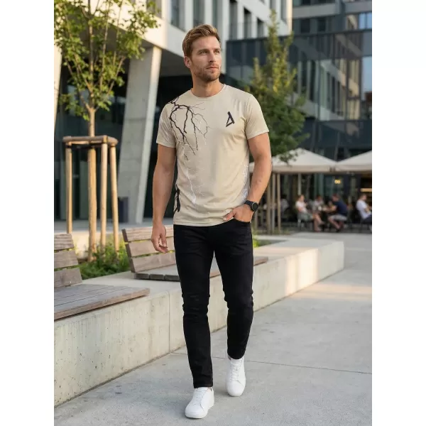  Tricou premium pentru bărbați ALTISPORT VOJ/ALM004TR01 MARO 