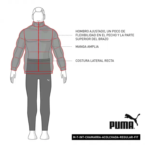  Jachetă pentru bărbați PUMA ESS+ PADDED JACKET 849349-01 NEGRU 