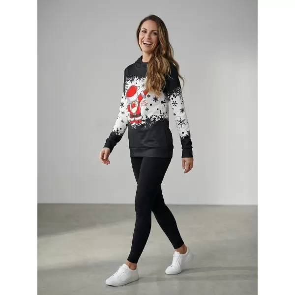  Hanorac premium pentru femei ALTISPORT VOJ/ALWVN2MI01 NEGRU 