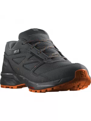 Pantofi pentru copii SALOMON OUTWAY CSWP JUNIOR L47282800 ABANOS/NEGRU/PORTOCALIU ȘOCANT