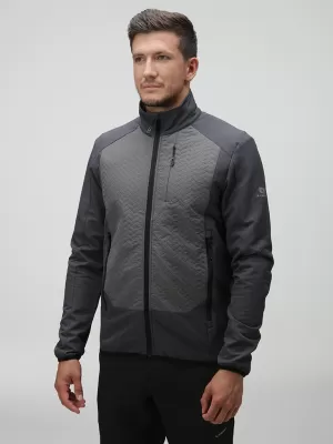Jachetă softshell pentru bărbați LOAP URVAL OLM2313 GRI ÎNCHIS