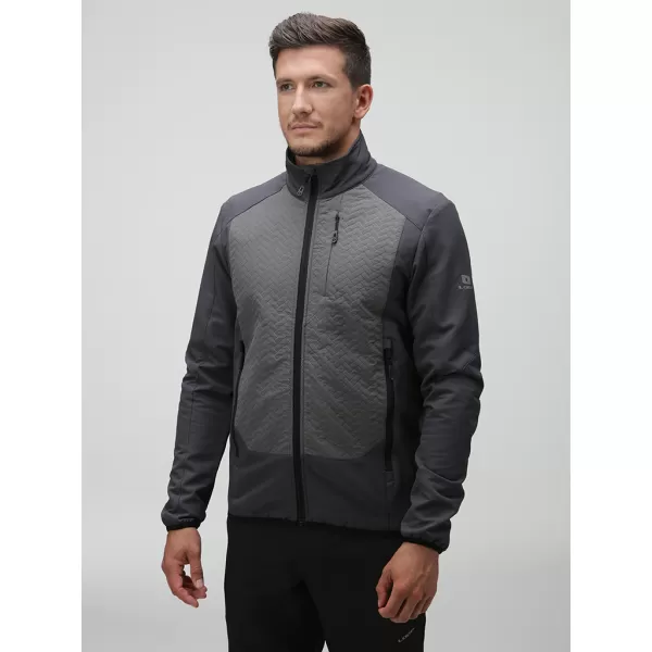  Jachetă softshell pentru bărbați LOAP URVAL OLM2313 GRI ÎNCHIS 